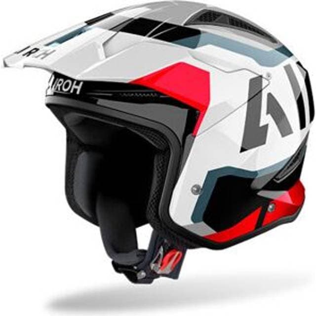 Airoh Trr2 Jupiter Red Gloss Trials Helmet Open Face Beta Rev