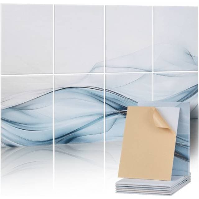VEVOR 8-Pak Kunstakustiske Paneler 47.24 x 23.62 x 0.4 Tommer