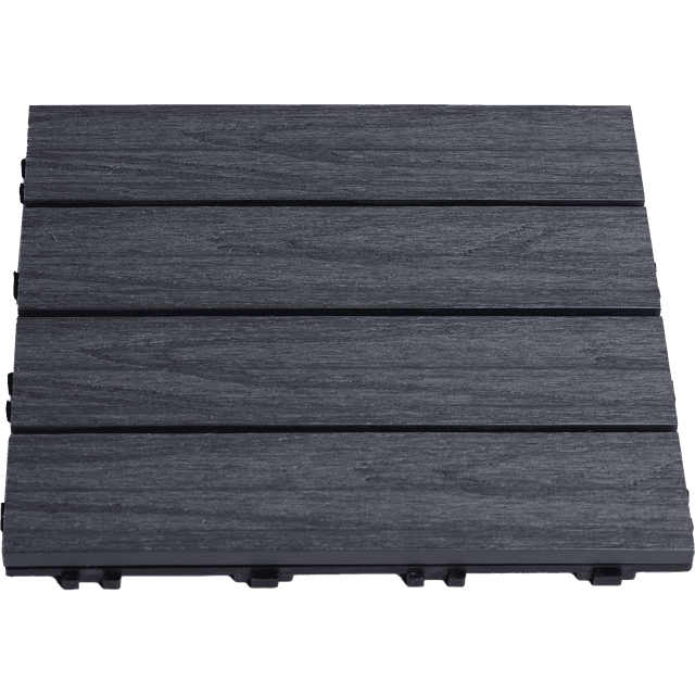 Hortus Terrasseflise Komposit 30 x 30 cm 4-pak Grå