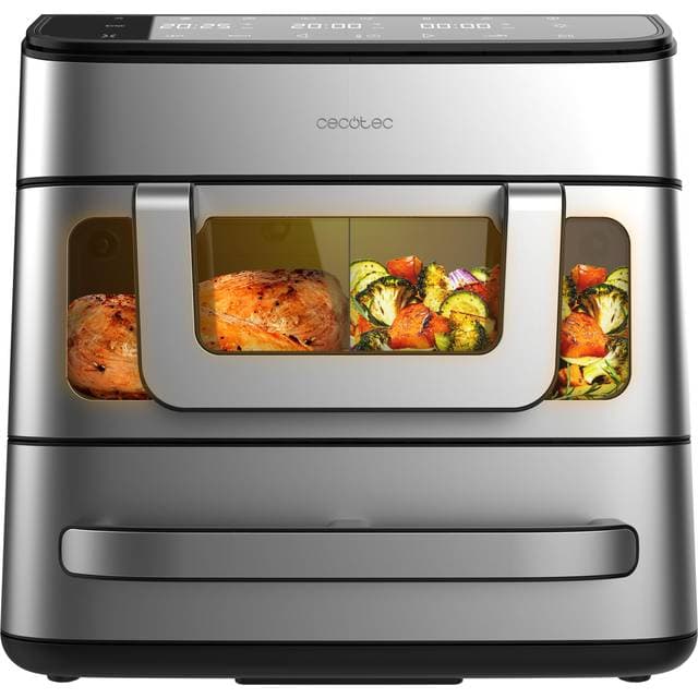 Cecotec Cecofry Foodcourt 18000 Air Fryer Silber 4 Pizza