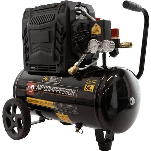 Pela Kompressor Oliefri Støjsvag 2 Hk 24 Liter