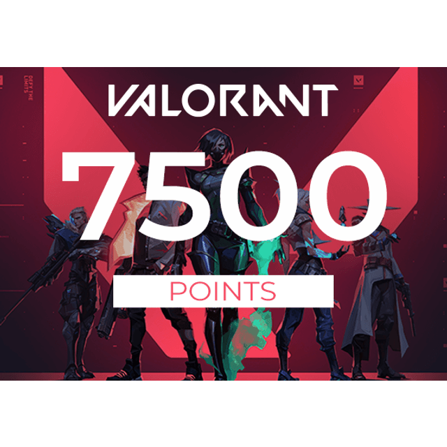 Valorant Gift Card 7500 Points