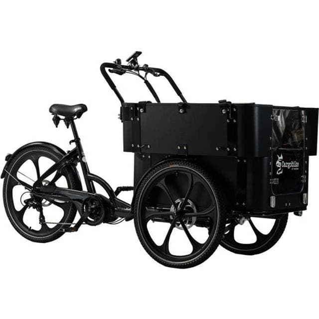 Cargobike Lådcykel DeLight Kindergarten Svart