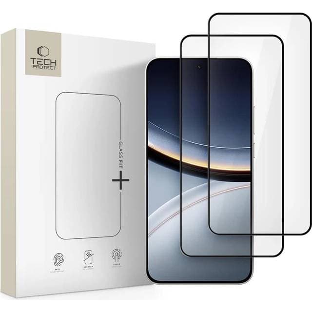 Tech-Protect Glass Fit 2-Pak Hærdet Glass Xiaomi Poco F7 5G