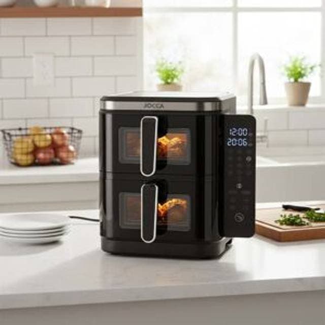 Jocca Friggitrice Ad Aria Doppio Cestello 11 Litri 2600 Watt