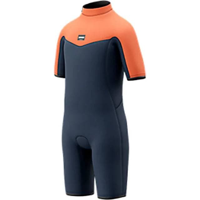 Mystic Toddler Star Back Zip Shorty Våddragt - Navy/Orange