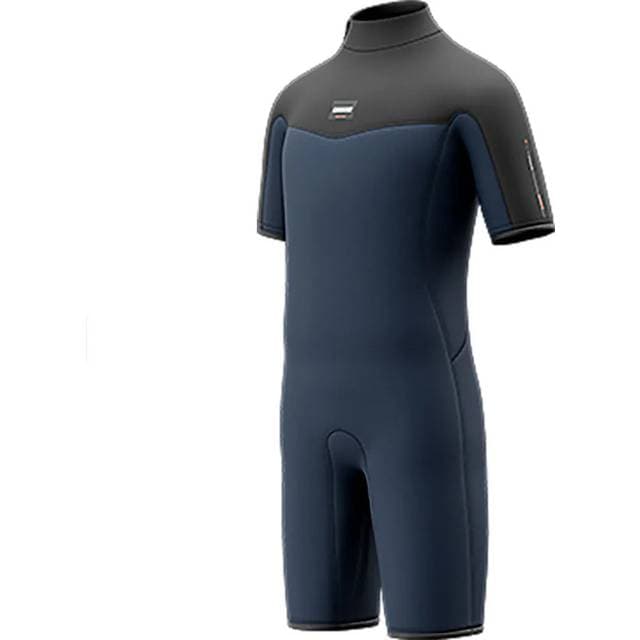 Mystic Junior Star Back Zip Shorty Våddragt - Black/Navy