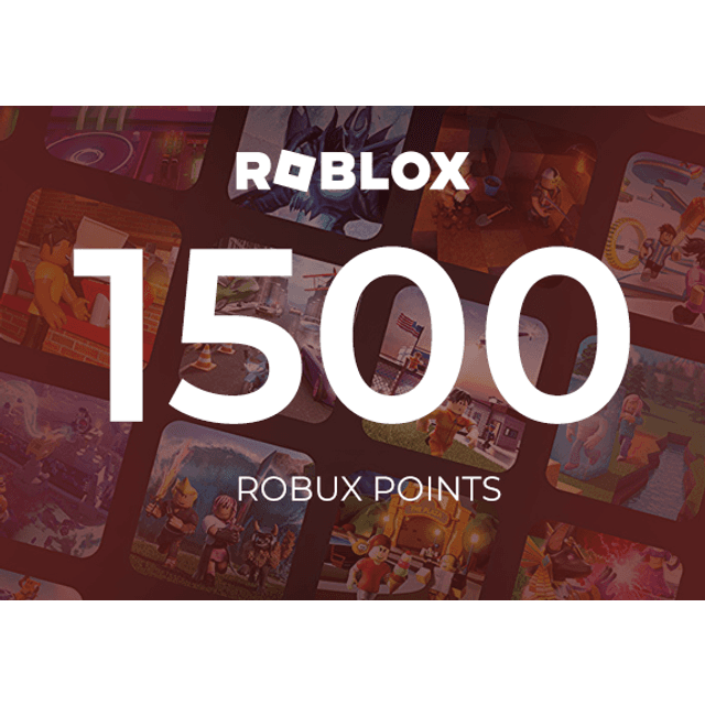 Gift Card 1500 Robux Key