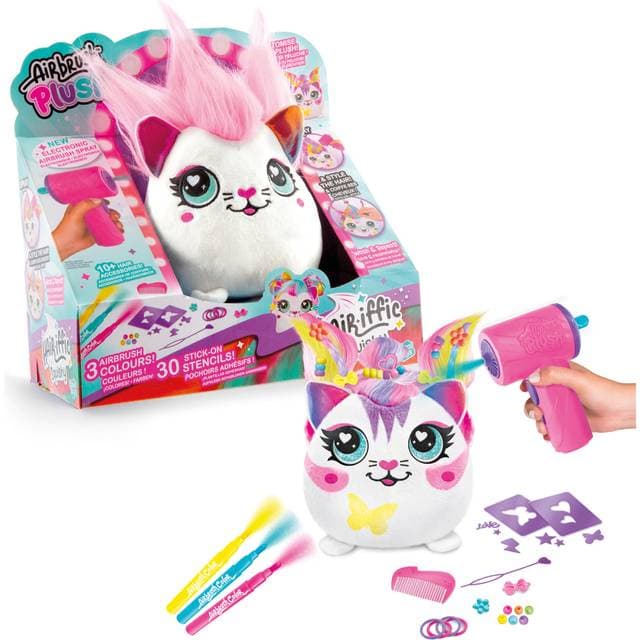 Canal Toys Airbrush Plush Hairiffic Bamse 17cm