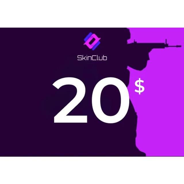 Skin.Club 20 USD Gift Card