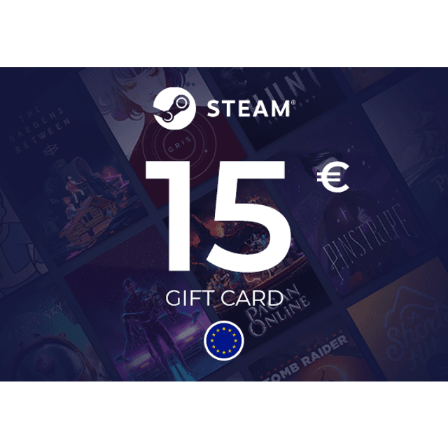 Steam Wallet Gift Card 15 EUR