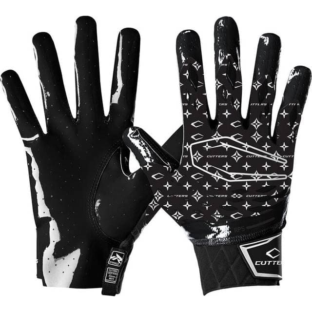 Cutters Lux Rev Pro 5.0 Receiver Gloves - Schwarz