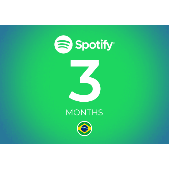 Spotify Gift Card 3 Months Key Brazil