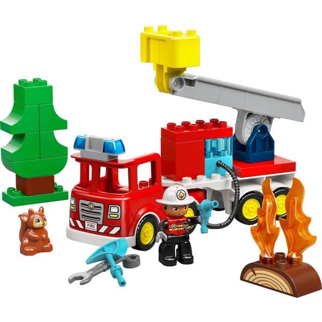 LEGO Duplo 10473 Brandbil Med Slange Og Brandmand