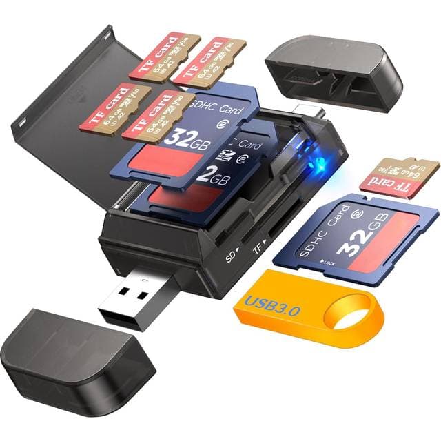 Nordic ISB-A USB-C Card Redaer SD Micro SD OTG