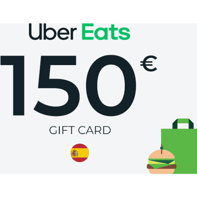 Uber Eats Gift Card 150 EUR