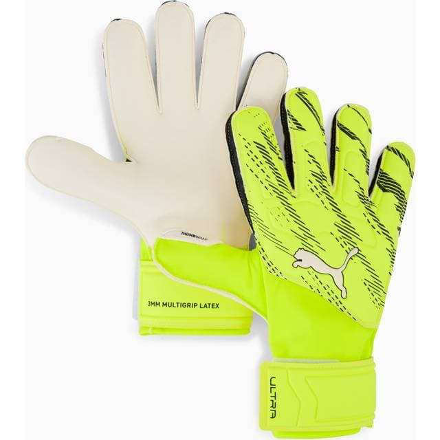 Puma Ultra Match Protect Goalkeeper Gloves Yellow Alert/Black