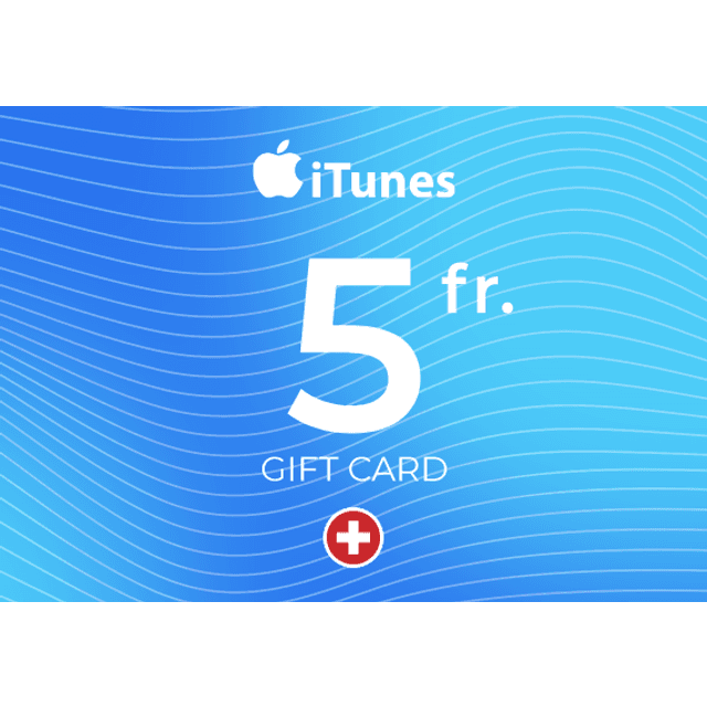 iTunes Gift Card 5 CHF Key