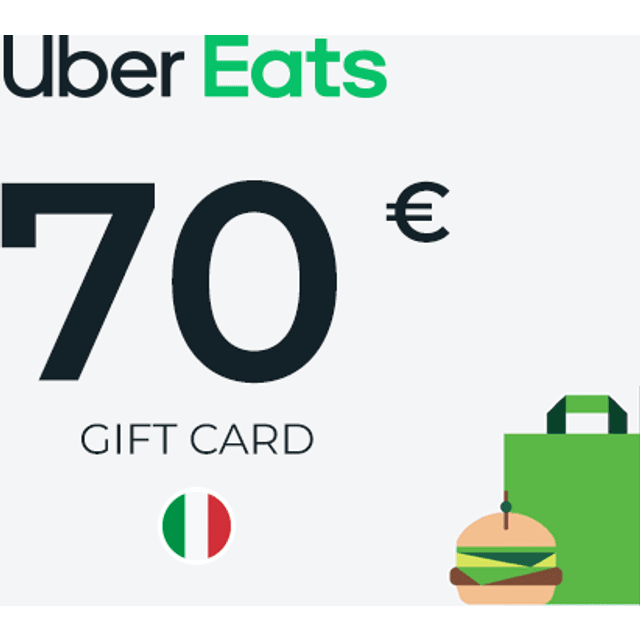 Uber Eats Gift Card 70 EUR