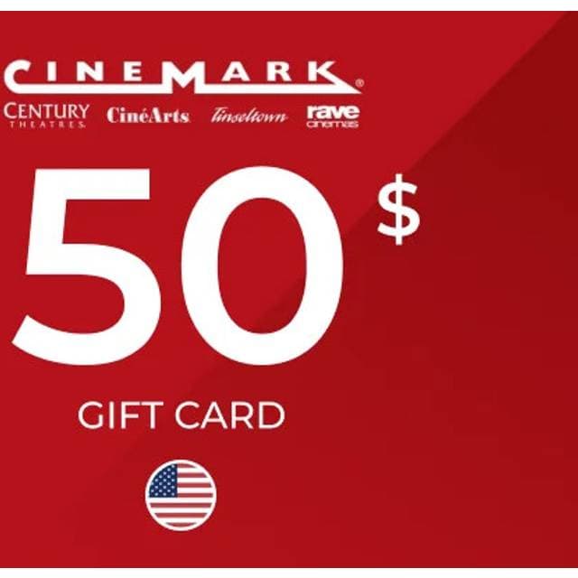 Cinemark Gift Card 50 USD