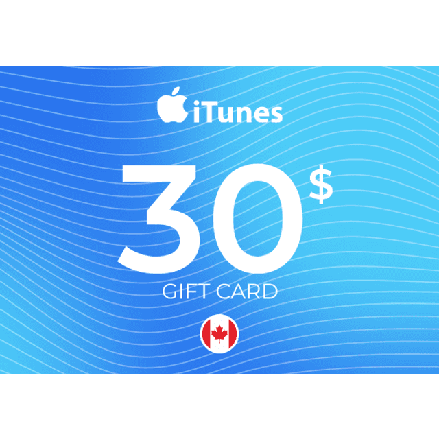 iTunes Gift Card 30 CAD Key