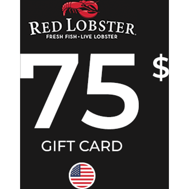 Red Lobster Gift Card 75 USD