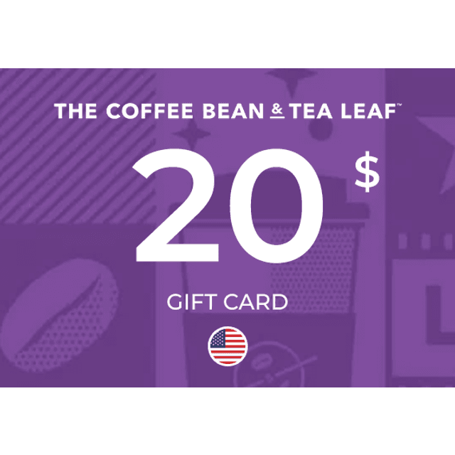 Coffee Bean and Tea Leaf Gift Card 20 USD