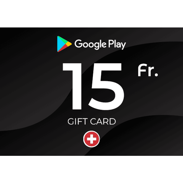 Google Play Gift Card 15 CHF