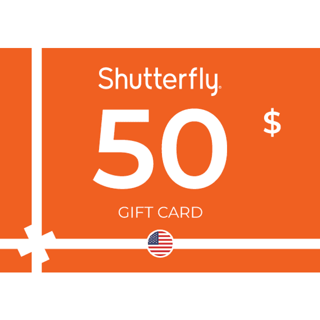 Shutterfly Gift Card 50 USD