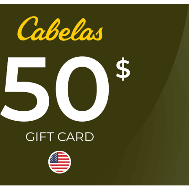 Cabelas Gift Card 50 USD
