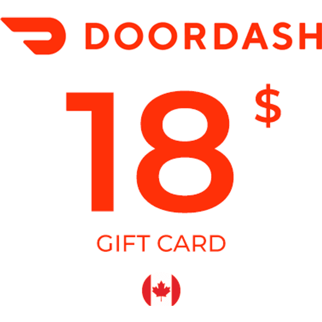 DoorDash Gift Card 18 CAD Key