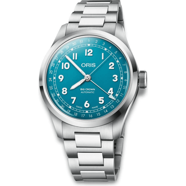 Oris 754-7798-4065-07-8-20-06 Automatisk 40mm Herre Safirglas