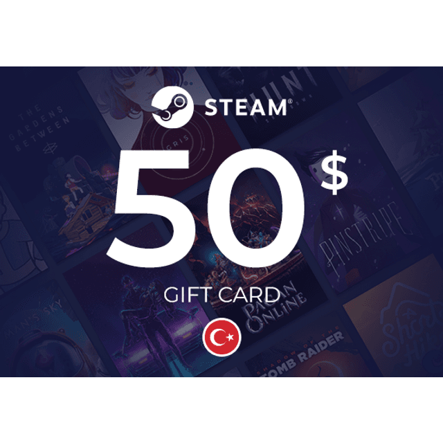Steam Wallet Gift Card 50 USD Turkey