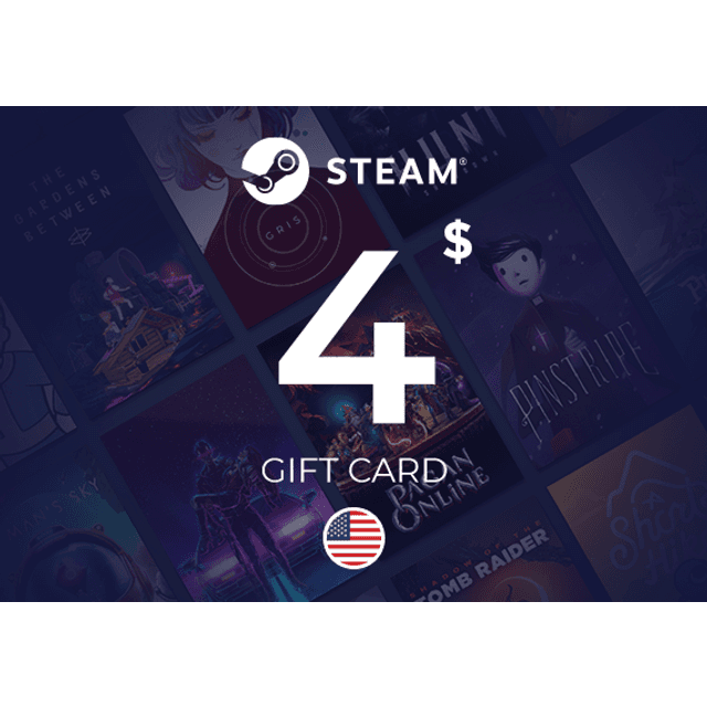 Steam Wallet Gift Card 4 USD