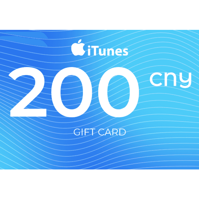 iTunes Gift Card 200 CNY