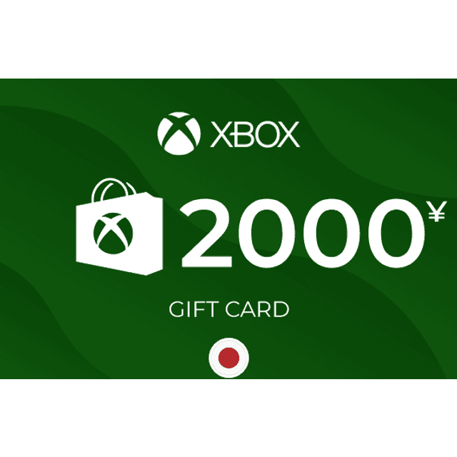 Xbox Live Gift Card 2000 JPY