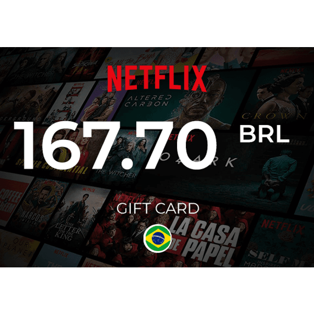 Netflix Gift Card 167.70 BRL Key Brazil