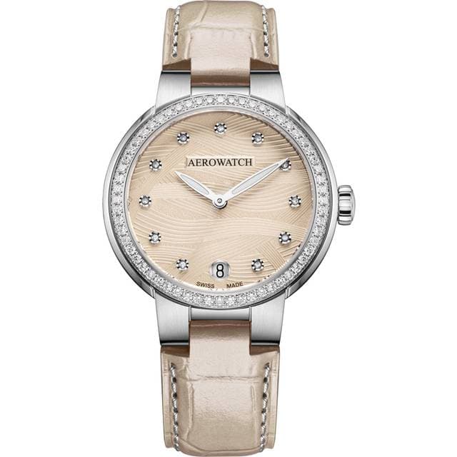 Aerowatch Harmonie Lady Quartz A 42107 AA02 DIA Beige Kvarts