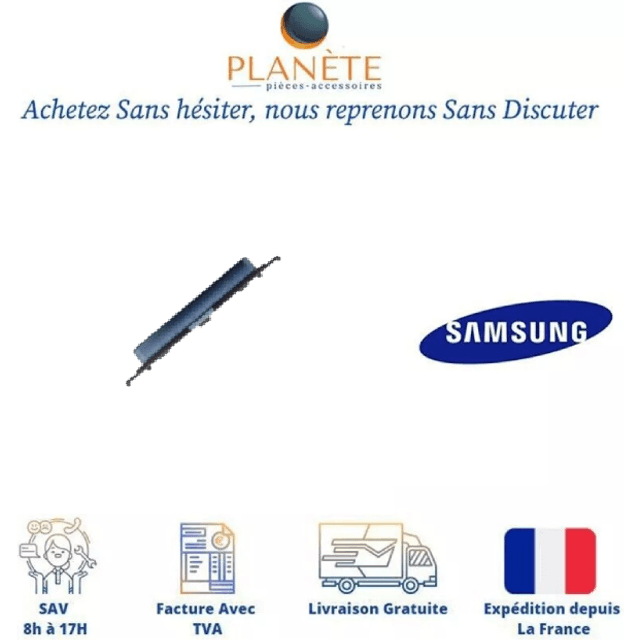 Samsung Bouton Volume Bleu Clair Galaxy M15 M156 Gh64-09410c