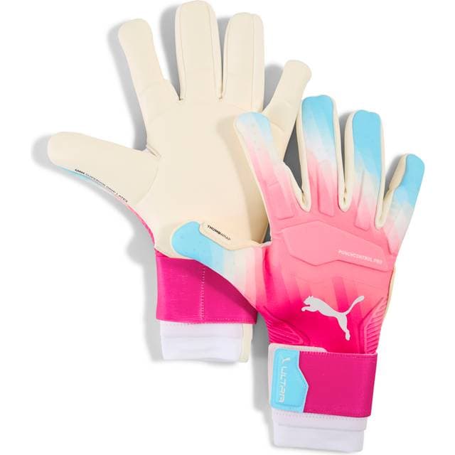 Puma Målmandshandske Ultra Ultimate Hybrid Goalkeeper Gloves - Pink/Blå/Hvid