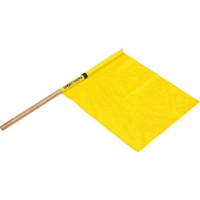 Sport-Thieme Kampfrichterfahne Colour Holz Griff Gelb 180g
