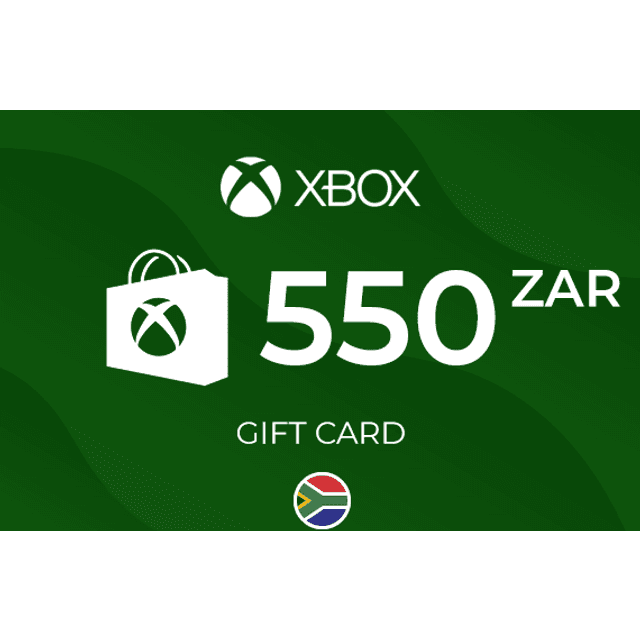 Xbox Live Gift Card 550 ZAR