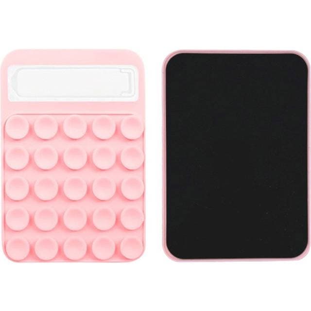 INCOVER Magnetisk Silikone Sugekop Kickstand Lyserød