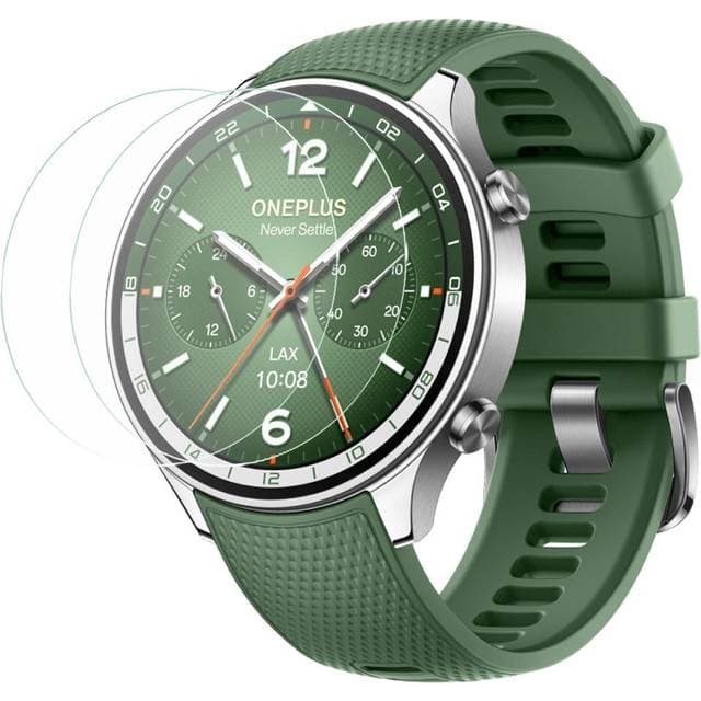 INCOVER OnePlus Watch 2R Tempered Glass 2-Pak Skærmbeskyttelse