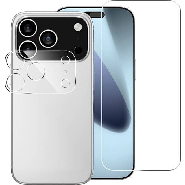 INCOVER iPhone 17 Pro 2-i-1 Hærdet Skærmbeskyttelsessæt