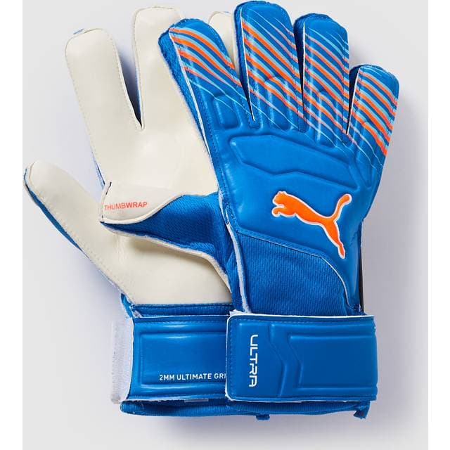 Puma Ultra Play Goalkeeper Gloves - Blue/Glowing Red