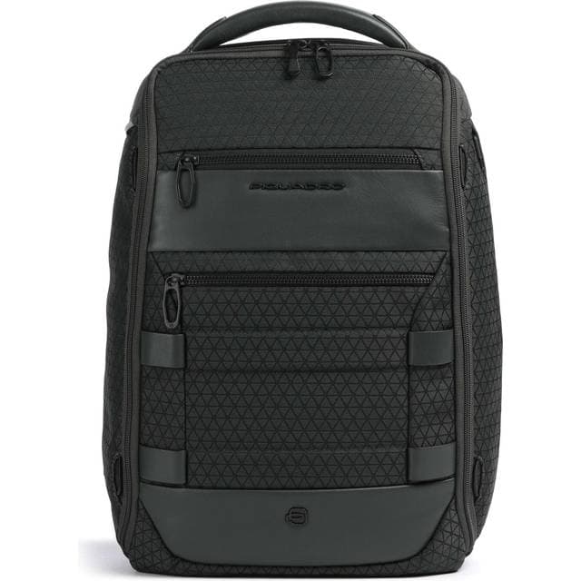 Piquadro Modular Travel Backpack With Glasses Pocket Anti-Theft System - Grøn