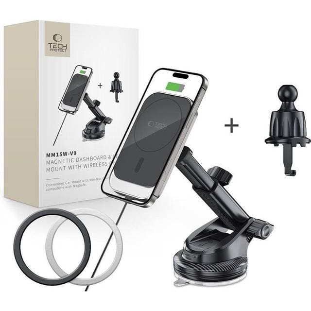 Tech-Protect MM15W-V9 Magnetic Magsafe Dashboard Vent Car Mount
