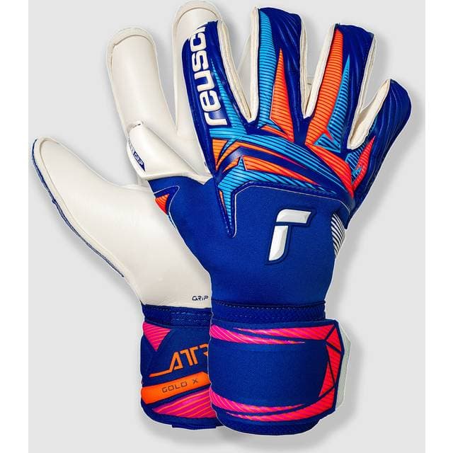 reusch Målmandshandske Attrakt Gold X Roll Finger - Blå/Hvid/Orange