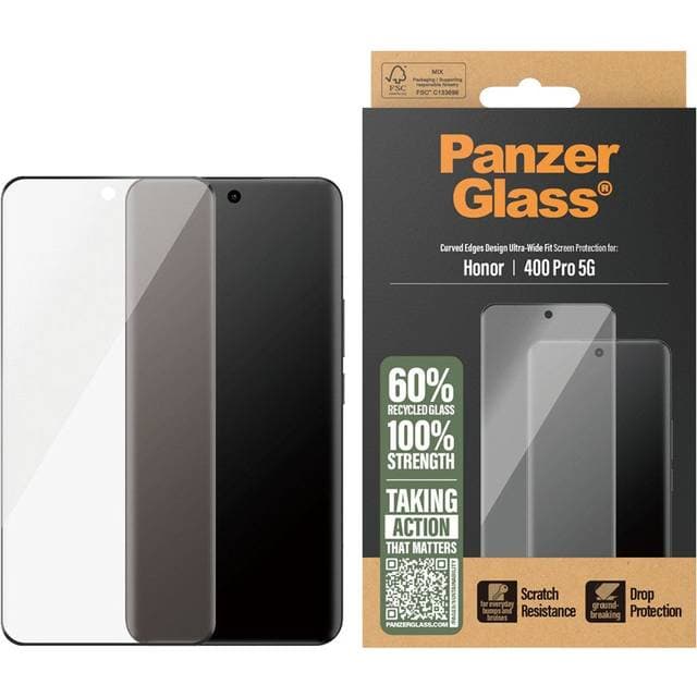 PanzerGlass Honor 400 Pro Ultra-Wide Fit Skærmbeskyttelsesglas